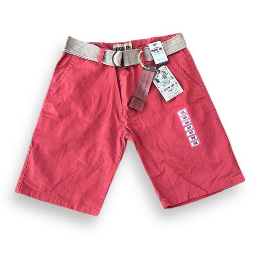 Iron Co heavy vintage wash shorts NWT